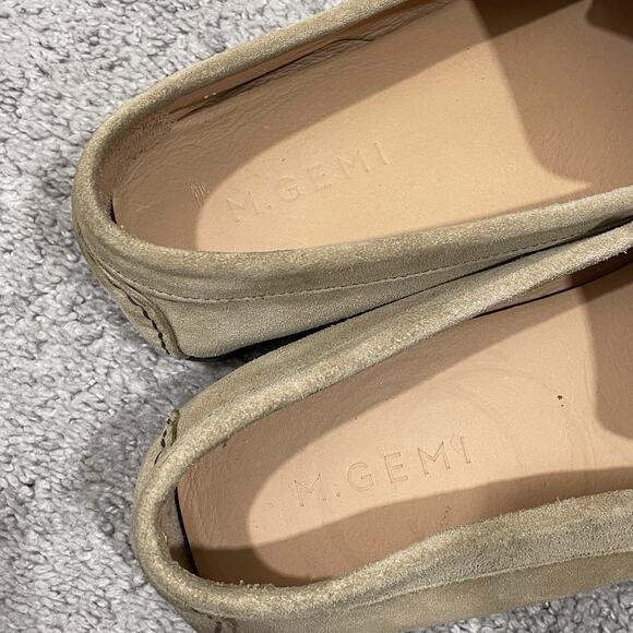 M. Gemi Pastoso Moccasin Italian Driver Mens Sz 13 (EU 47) Taupe Beige Suede main image 6